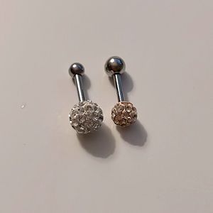 Disco Ball Titanium Cartilage Studs